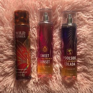 Bath and Bodyworks spray 💕price is for all !!